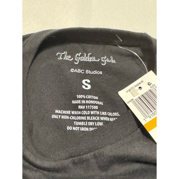 Golden Girls Graphic Tee Black Retro 80s Vintage Style Small NWT - Picture 4 of 6
